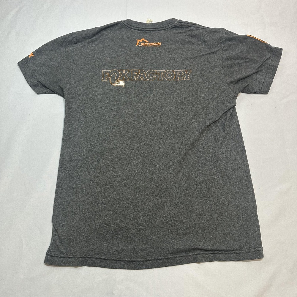 FOX Factory T Shirt Mens Gray M Apparel Racing Casual USA